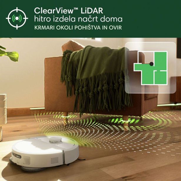 ROBOTSKI SESALNIK IROBOT COMBO PLUS 405 +AVTOWASH BEL