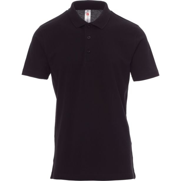 MAJICA KRATKI ROKAV PAYPER ROME ČRNA XL POLO