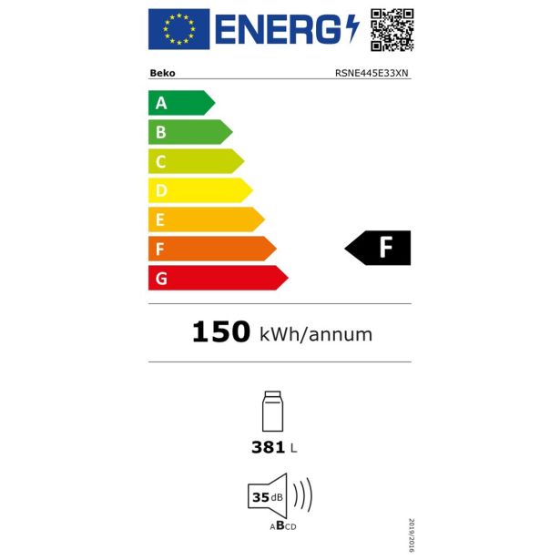 HLADILNIK BEKO RSNE445E33XN