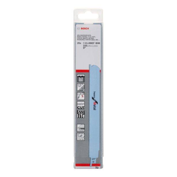LIST SABLJASTE ŽAGE BOSCH S1126BEF 25-DELNI KOMPLET