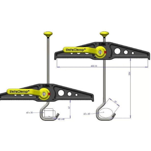 RHINO SAFECLAMP RAS21 KOMPLET VARNOSTNIH SPONK ZA LESTVE