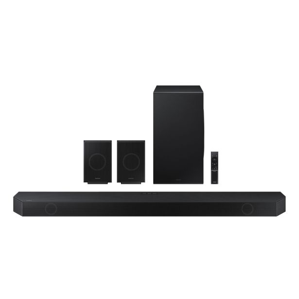 SAMSUNG SOUNDBAR Z BREZŽIČNIM NIZKOTONCEM, 11.1.4-KANALNI ZVOK