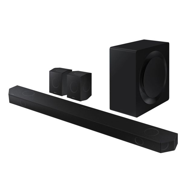 SAMSUNG SOUNDBAR Z BREZŽIČNIM NIZKOTONCEM, 11.1.4-KANALNI ZVOK