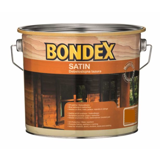 DEBELOSLOJNI PREMAZ BONDEX SATIN 2.5L 007 MAHAGONIJ