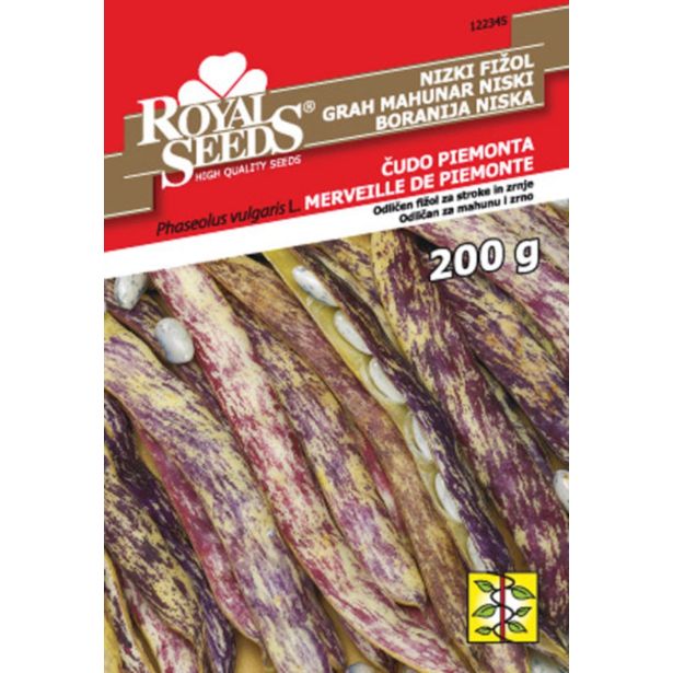 STROČNICA ROYAL SEEDS FIŽOL ČUDO PIEM. 200G ŠK