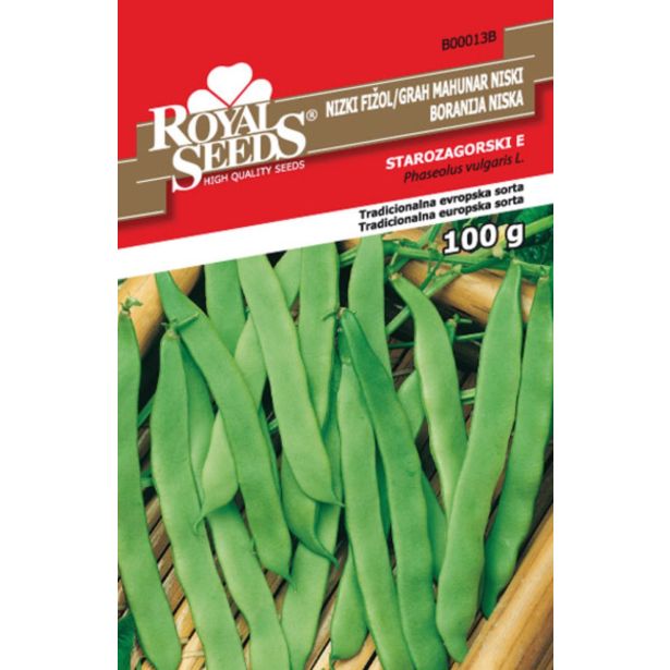 STROČNICA ROYAL SEEDS FIŽOL STAROZAG. 100G