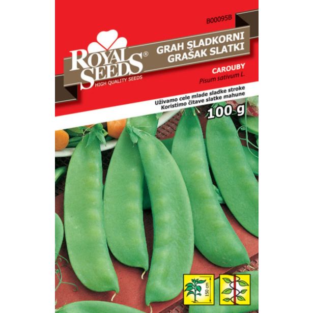 STROČNICA ROYAL SEEDS GRAH SLADKORNI 100G