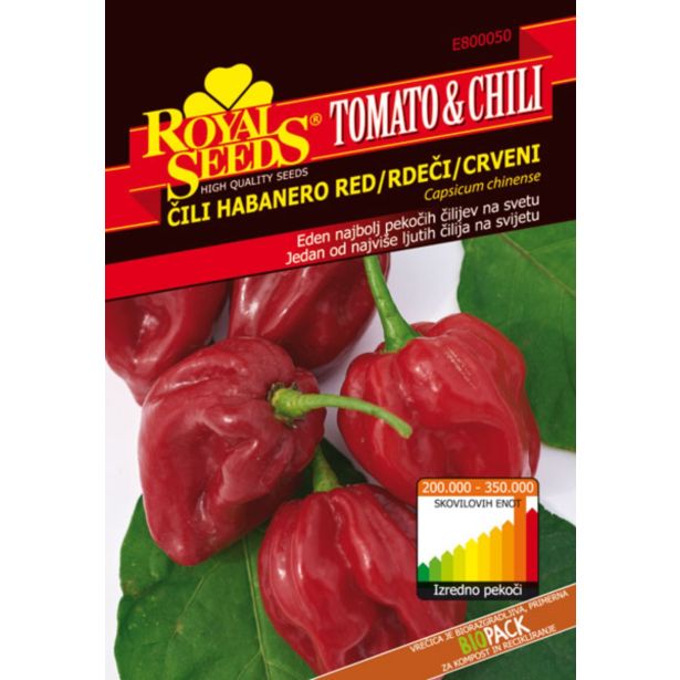 PLODOVKA ROYAL SEEDS ČILI HABAN. RD. TC 50