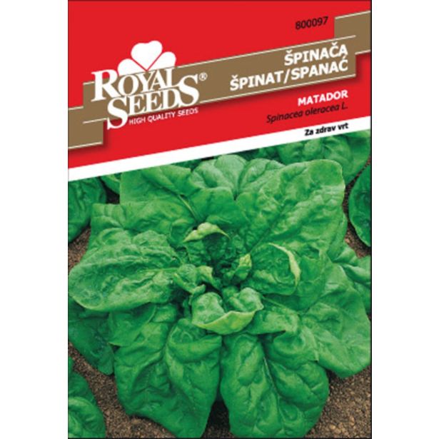 LISTNA ZELENJAVA ROYAL SEEDS ŠPINAČA MATADOR 97