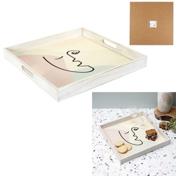 SERVIRNI PLADENJ HOME DECO 40X40CM DEKOR OBRAZ LESEN