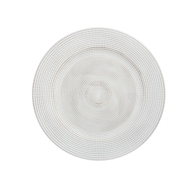 SERVIRNI PLADENJ TOGNANA 33 CM SOTTOPIAT. CHALKY OKROGEL BEL