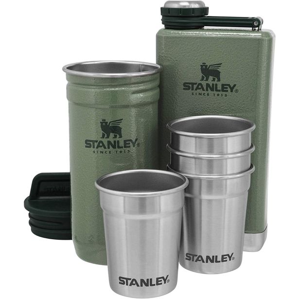 SET PRISRČNICA S KOZARČKI STANLEY ADVENTURE 0,32L ZELENA