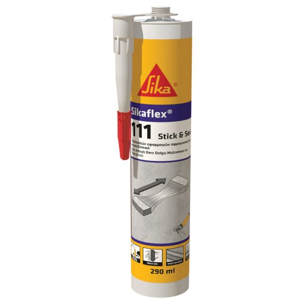 HIBRIDNA TESNILNA MASA SIKA SIKAFLEX 111 STICK & SEAL SIV 290 ML