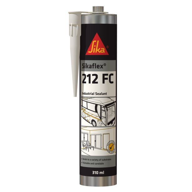 PU TESNILNA MASA SIKA SIKAFLEX 212 FC SIVA 600 ML