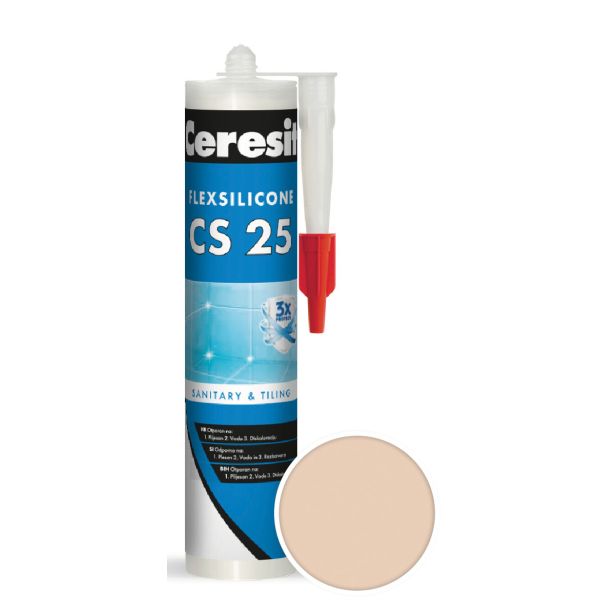 SILIKONSKA TESNILNA MASA HENKEL ACB CERESIT CS 25 43 BAHAMA 280 ML