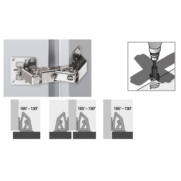 ODMIČNA SPONA HETTICH DIY ŠIROKOKOTNI 35 MM