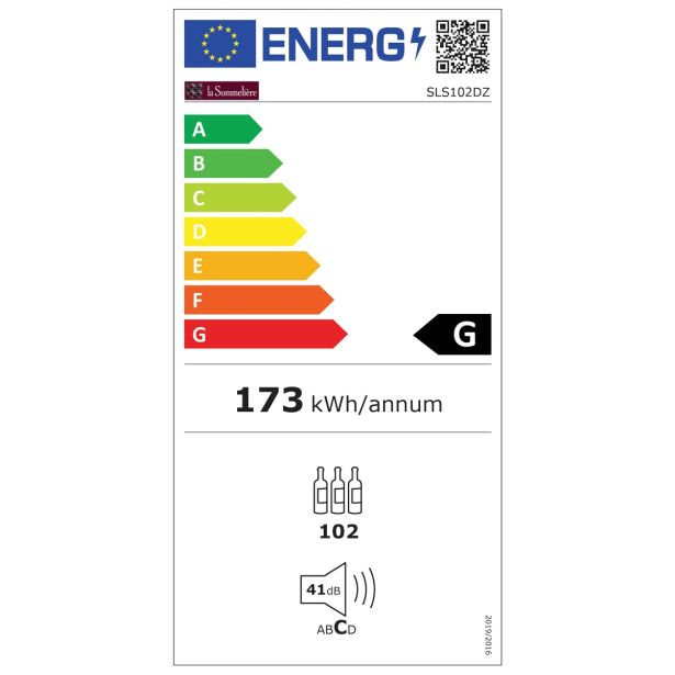 HLADILNA VITRINA LA SOMMELIERE SLS102DZ