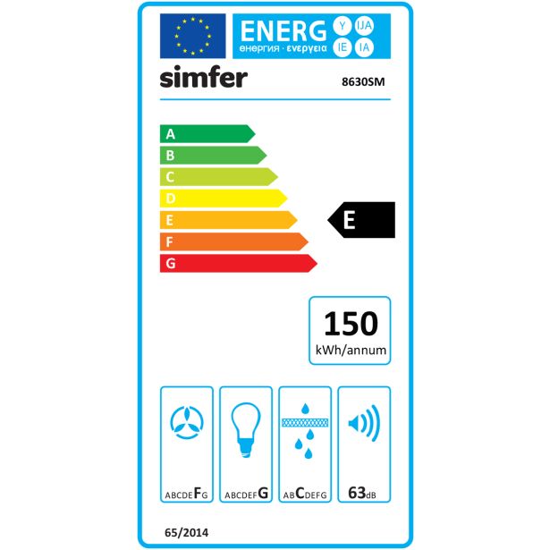 POŠEVNA STENSKA NAPA SIMFER SM 8630