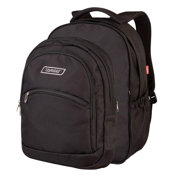 ŠOLSKI NAHRBTNIK TARGET 2V1 CURVED BLACK 28057