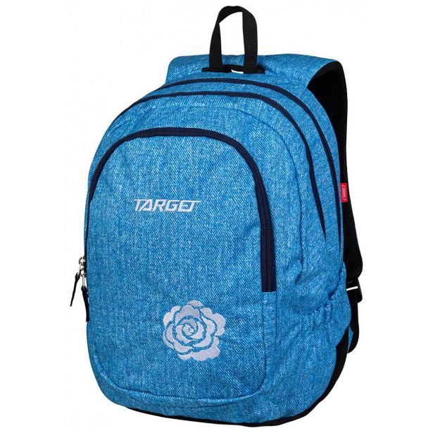 ŠOLSKI NAHRBTNIK TARGET 3 ZIP DUEL BRIGHT DENIM 26939