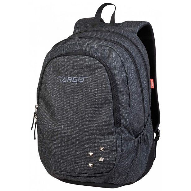 ŠOLSKI NAHRBTNIK TARGET 3 ZIP DUEL CHARCOAL DENIM 26936