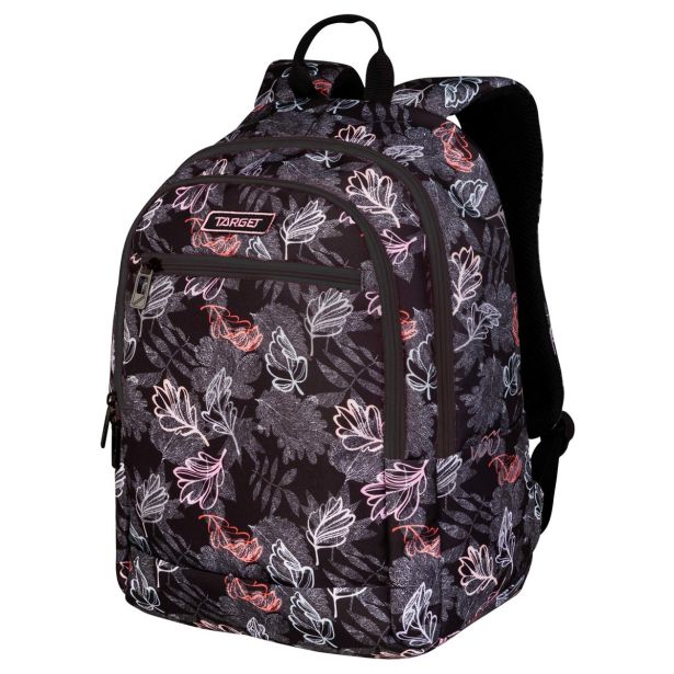 ŠOLSKI NAHRBTNIK TARGET CHILI FLORAL PINK 27236