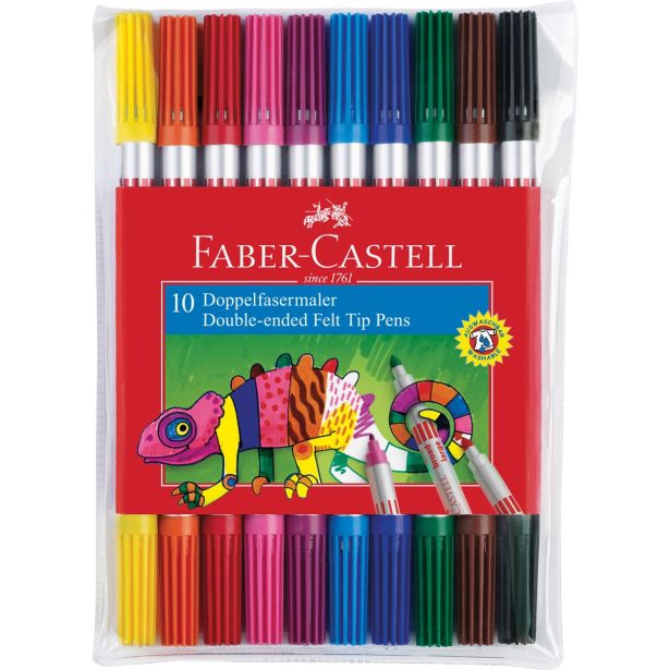 ŠOLSKI PRIPOMOČEK FABER CASTEL FLOMASTRI OBOJESTRANSKI 10/1