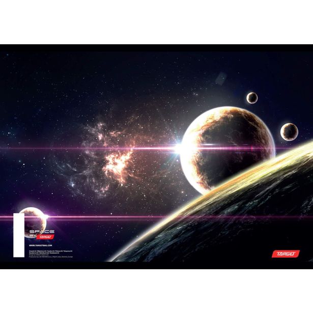 ŠOLSKI ZVEZEK TARGET A4 BREZČRTEN SPACE 26905