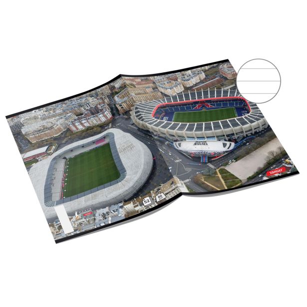 ŠOLSKI ZVEZEK TARGET A4 ČRTAST STADIUMS 21649