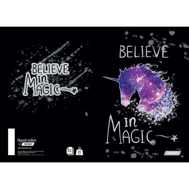 ŠOLSKI ZVEZEK TARGET A4 KARO MAGICAL CREATURES 27440