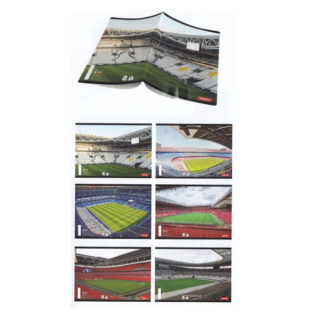 ŠOLSKI ZVEZEK TARGET A4 KARO STADIUMS 21650