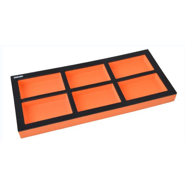 GARNITURA ORODJA TACTIX VLOŽEK S 6 PREDELKI 397X178X35 MM