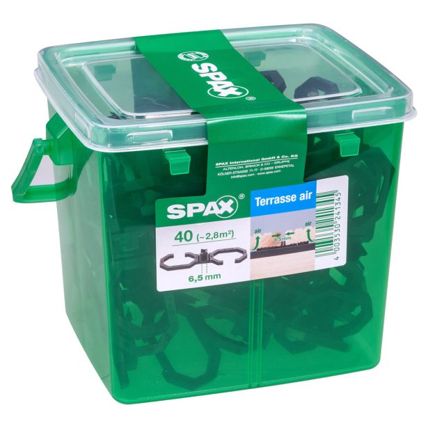 DODATEK ZA TERASO SPAX SPAX AIR VLOŽKI V ZAVITKU 40 KOS
