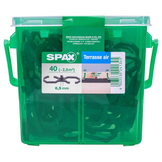 DODATEK ZA TERASO SPAX SPAX AIR VLOŽKI V ZAVITKU 40 KOS