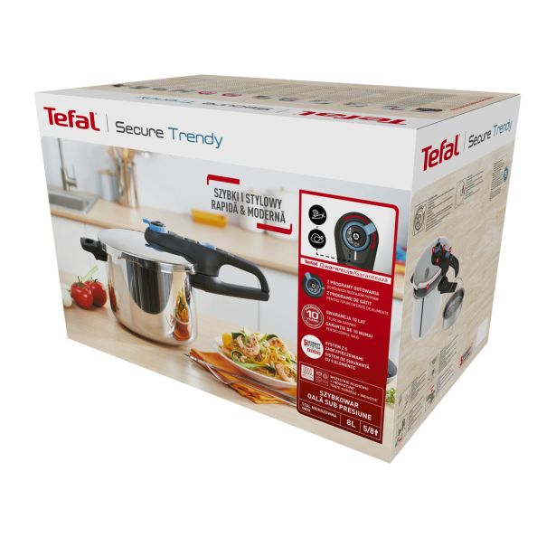 EKONOM LONEC TEFAL 8L SECURE TRENDY AQUA BLUE