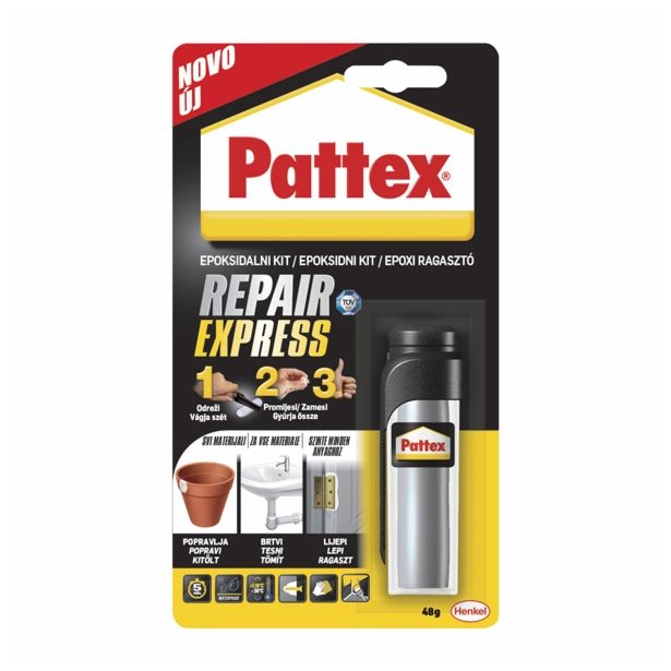 SPECIALNO LEPILO HENKEL ACC PATTEX REPAIR EXPRESS CUTTER 48G - EPOKSI KIT