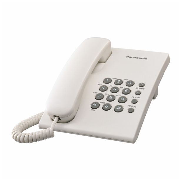 STACIONARNI TELEFON PANASONIC KX-TS 500FXW BEL