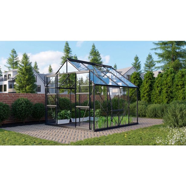 STEKLEN RASTLINJAK VITAVIA MERIDIAN 2 6700 ESG3MM ČRNA 2.6X2.6M