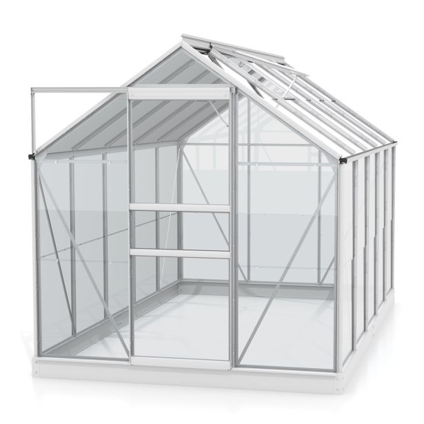 STEKLEN RASTLINJAK VITAVIA PLANET 6200 ESG 3MM, 1,95X3,21M ALU- RASTLINJAK+ OKVIR ZA TEMELJ