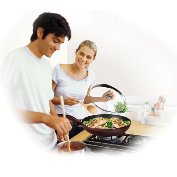 POKROVKA TEFAL 24 CM STEKLENA