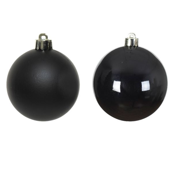 STEKLENA BUNKA DECORIS ČRNE MAT/SIJOČE 16/1 FI 3.5 CM