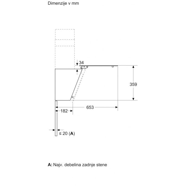 STENSKA KUHINJSKA NAPA BOSCH DWK65DK20