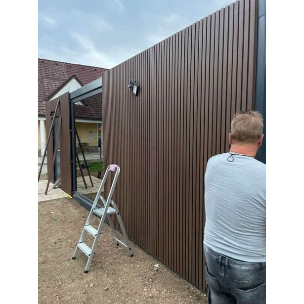 STENSKA OBLOGA BAMBUSWPC WPC FASADNI SISTEM KAVA 3000X217X24MM