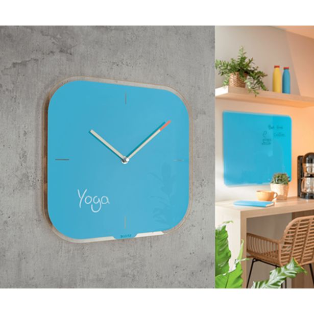STENSKA URA LEITZ COSY-WOW COSY MODRA STEKLO