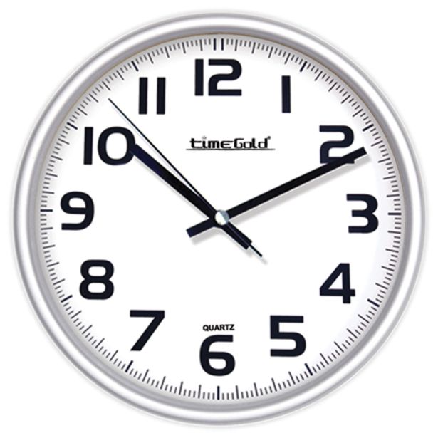 STENSKA URA TIMEGOLD TIMEGOLD 28CM SIVA