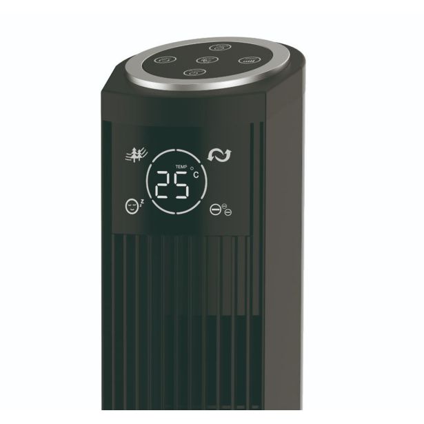 STOJEČI VENTILATOR BECOOL CAMP STOLPNI, 121 CM, ČRN