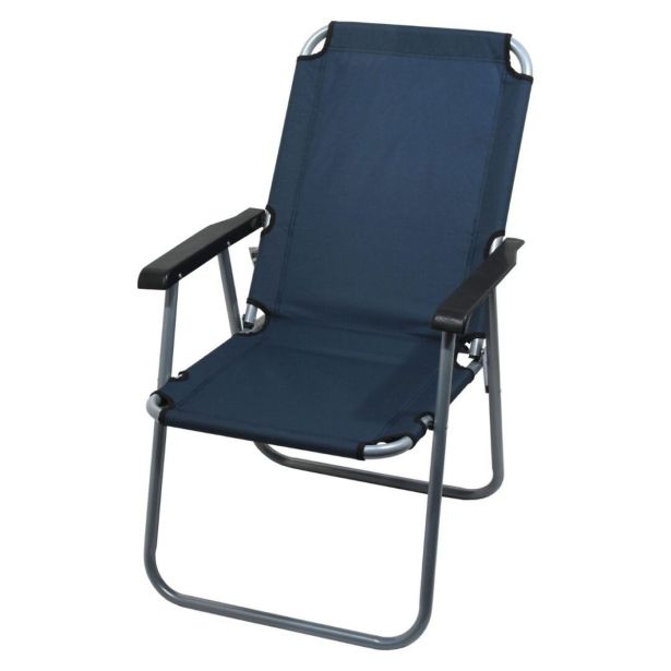 STOL ZA KAMPIRANJE CATTARA LYON 57 X 45 X 83 CM ZLOŽLJIV TEMNO MODER