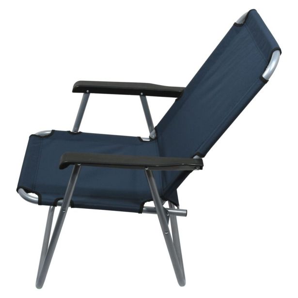 STOL ZA KAMPIRANJE CATTARA LYON 57 X 45 X 83 CM ZLOŽLJIV TEMNO MODER