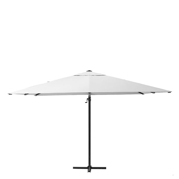 SENČNIK NATERIAL STRANSKI AURA 290X290 BEL ALU, JEKLO, 250G