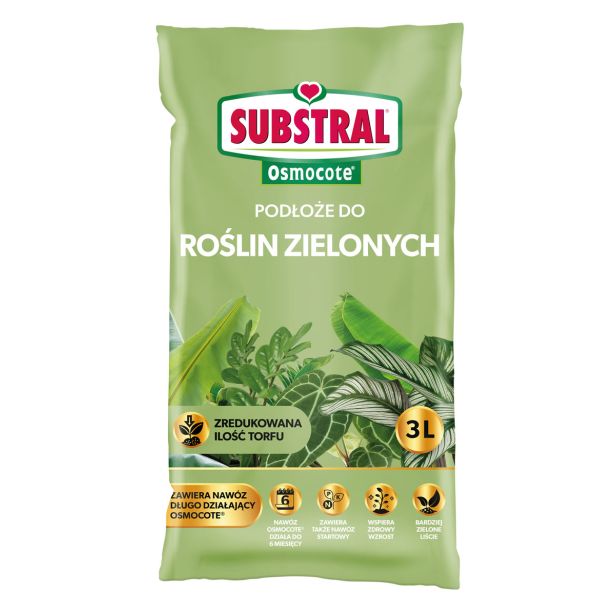 SUBSTRAT ZA OKR. RASTLINE SUBSTRAL ZA ZELENE RASTLINE 3 L